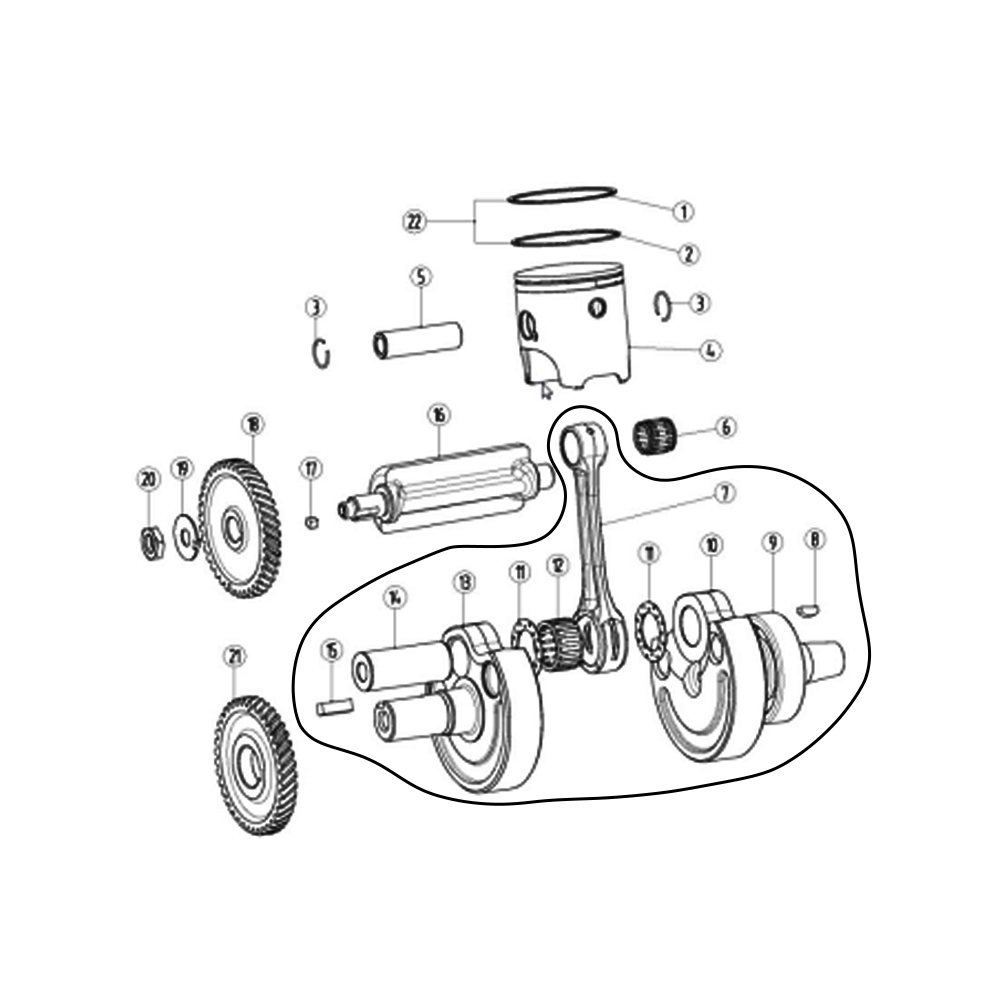 Motorcycle Crankshaft Connecti - огляд і ціна Motorcycle Crankshaft