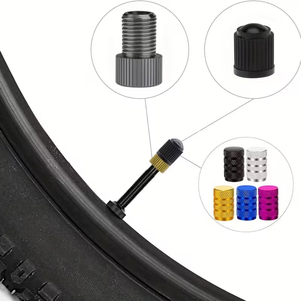 20-Piece Valve Stem Cap Set, A - огляд і ціна Motorcycle Valve Cover