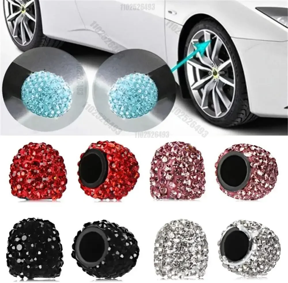 2/4PCS Diamond Car Tire Valve  - огляд і ціна Motorcycle Valve Cover