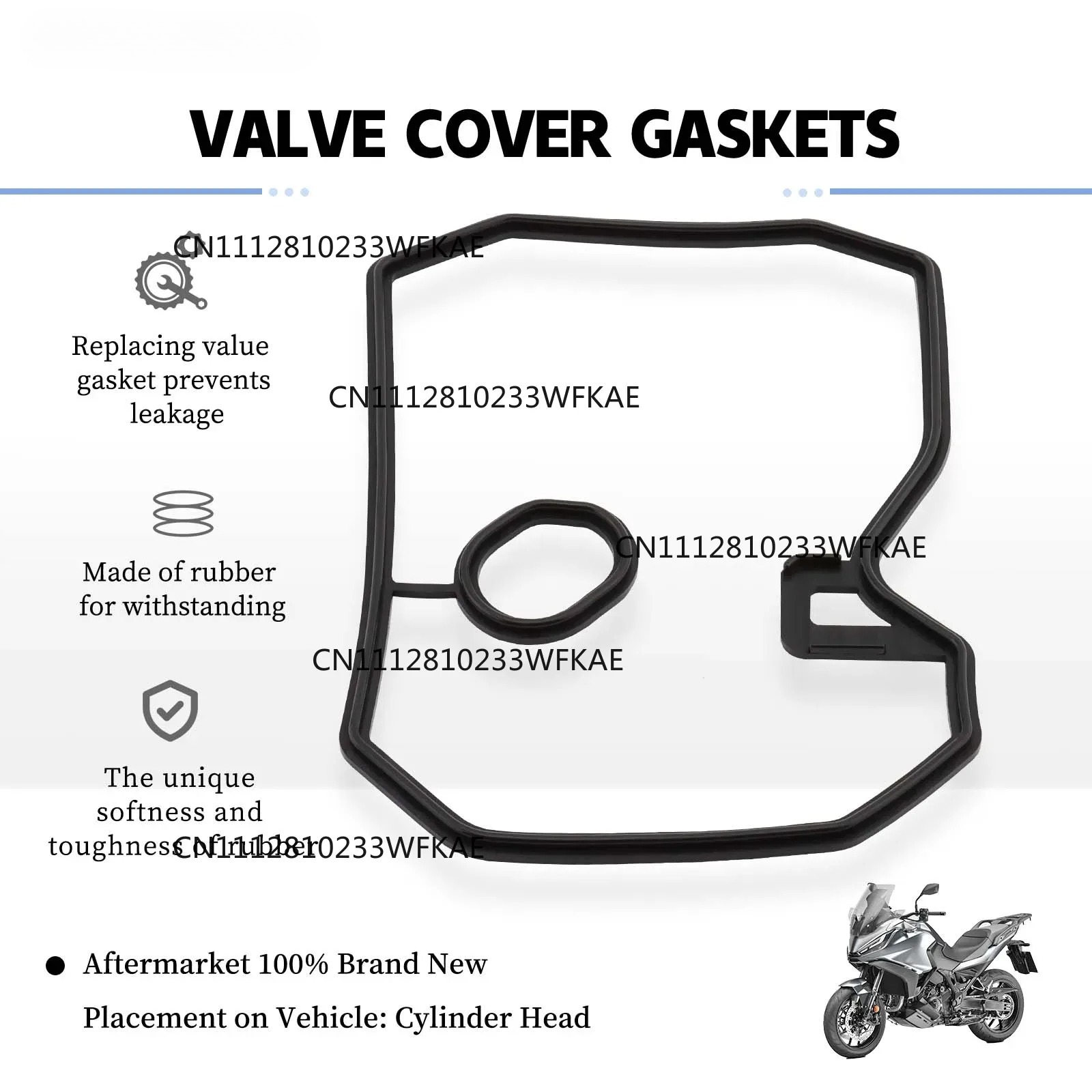 Motorcycle Cylinder Head Cover - огляд і ціна Motorcycle Gasket